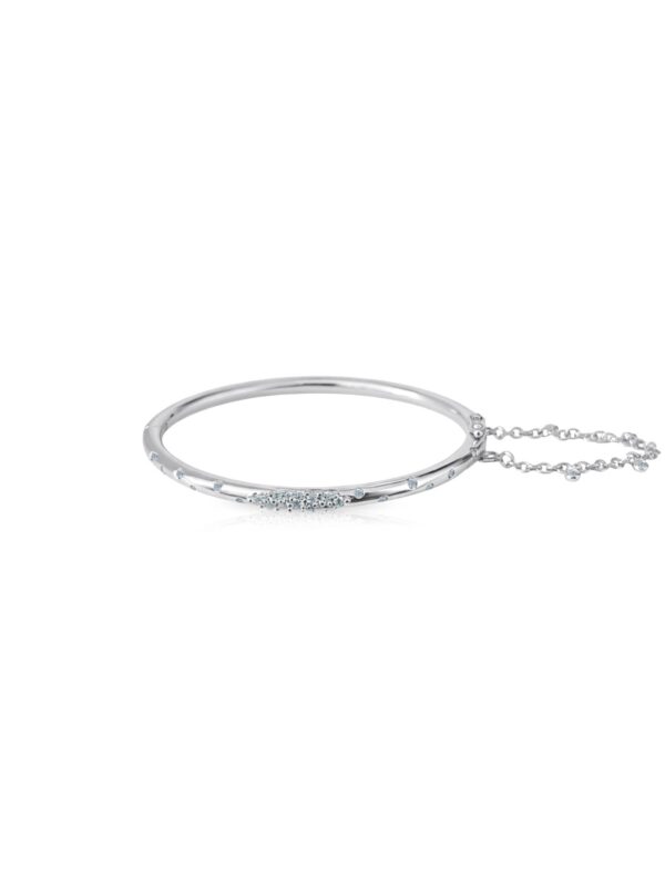 Silver Bracelet with Chain - Image 1