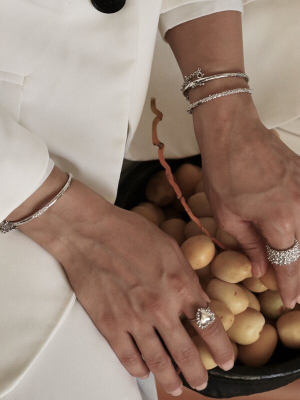 Silver Bracelet with Chain - Image 4