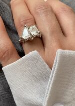 Stone Ring with Silver Granules - Image 2